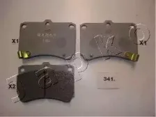 50341 JAPKO Комплект тормозных колодок, дисковый тормоз