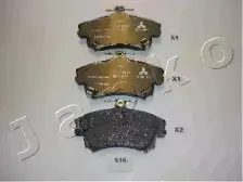 50516 JAPKO Комплект тормозных колодок, дисковый тормоз
