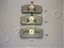 50606 JAPKO Комплект тормозных колодок, дисковый тормоз