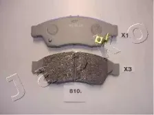 50810 JAPKO Комплект тормозных колодок, дисковый тормоз