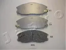 50H05 JAPKO Комплект тормозных колодок, дисковый тормоз