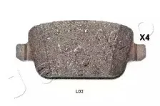 51L03 JAPKO Комплект тормозных колодок, дисковый тормоз