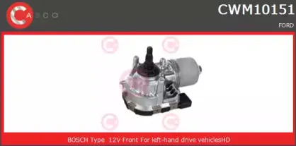 CWM10151GS CASCO Двигатель стеклоочистителя