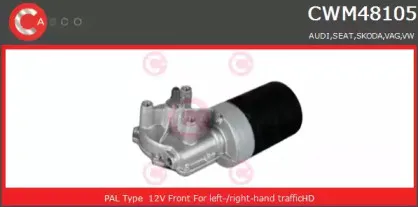 CWM48105AS CASCO Двигатель стеклоочистителя