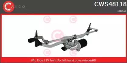 CWS48118GS CASCO Система очистки окон