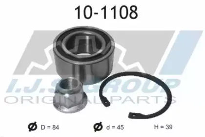 10-1108 IJS GROUP Комплект подшипника ступицы колеса