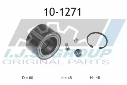 10-1271 IJS GROUP Комплект подшипника ступицы колеса