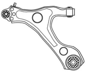 1784 FRAP Рычаг независимой подвески колеса, подвеска колеса