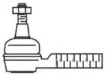 3366 FRAP Наконечник поперечной рулевой тяги