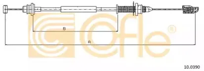 10.0390 COFLE Тросик газа