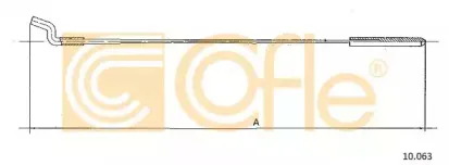 10.063 COFLE Тросик газа