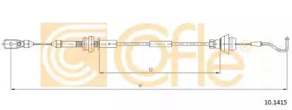 10.1415 COFLE Тросик газа