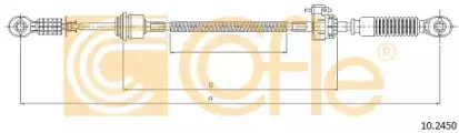 10.2450 COFLE Трос, ступенчатая коробка передач