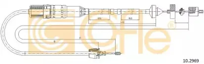10.2969 COFLE Трос, управление сцеплением