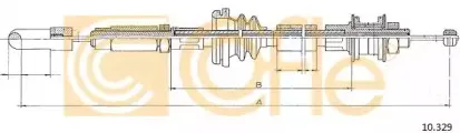 10.329 COFLE Трос, управление сцеплением