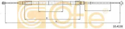 10.4138 COFLE Трос, стояночная тормозная система