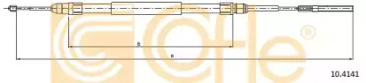 10.4141 COFLE Трос, стояночная тормозная система