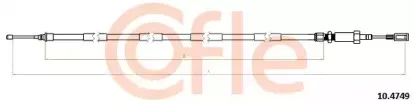 10.4749 COFLE Трос, стояночная тормозная система