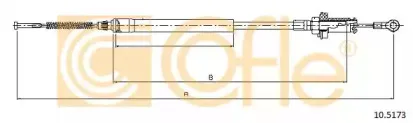 10.5173 COFLE Трос, стояночная тормозная система