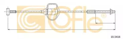 10.5416 COFLE Трос, стояночная тормозная система
