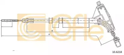 10.6218 COFLE Трос, стояночная тормозная система