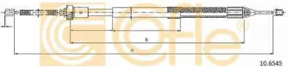10.6545 COFLE Трос, стояночная тормозная система