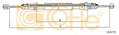 10.6773 COFLE Трос, стояночная тормозная система