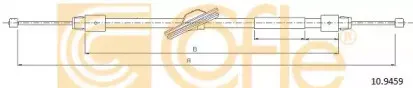10.9459 COFLE Трос, стояночная тормозная система