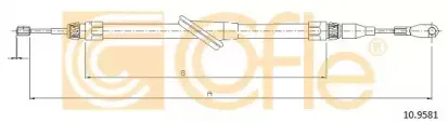 10.9581 COFLE Трос, стояночная тормозная система