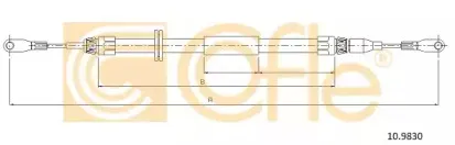 10.9830 COFLE Трос, стояночная тормозная система
