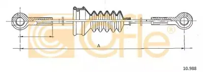 10.988 COFLE Трос, стояночная тормозная система