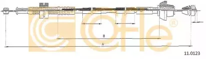 11.0123 COFLE Тросик газа