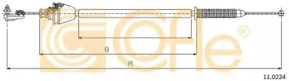 11.0224 COFLE Тросик газа