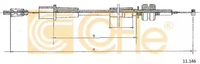 11.146 COFLE Тросик газа