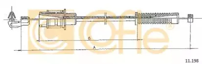 11.198 COFLE Тросик газа