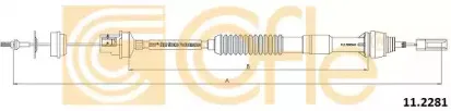 11.2281 COFLE Трос, управление сцеплением