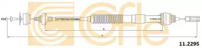 11.2295 COFLE Трос, управление сцеплением