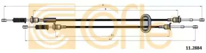 11.2884 COFLE Трос, ступенчатая коробка передач