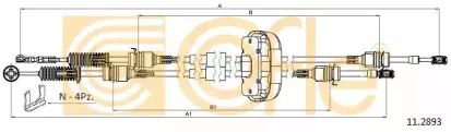 11.2893 COFLE Трос, ступенчатая коробка передач