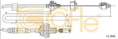 11.3042 COFLE Трос, управление сцеплением