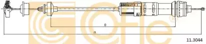 11.3044 COFLE Трос, управление сцеплением