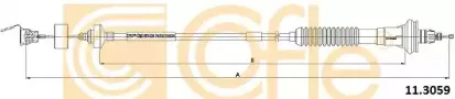 11.3059 COFLE Трос, управление сцеплением