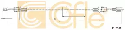 11.5681 COFLE Трос, стояночная тормозная система