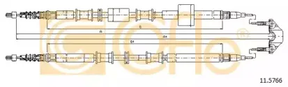 11.5766 COFLE Трос, стояночная тормозная система