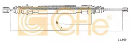 11.609 COFLE Трос, стояночная тормозная система