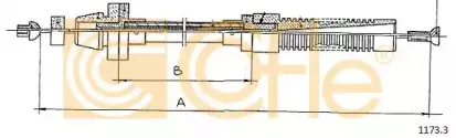 1173.3 COFLE Тросик газа