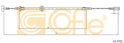 12.3721 COFLE Трос, стояночная тормозная система