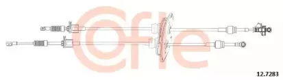 12.7283 COFLE Трос, ступенчатая коробка передач