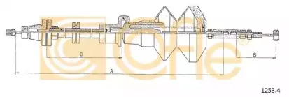 1253.4 COFLE Тросик газа