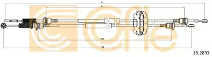 15.2893 COFLE Трос, ступенчатая коробка передач